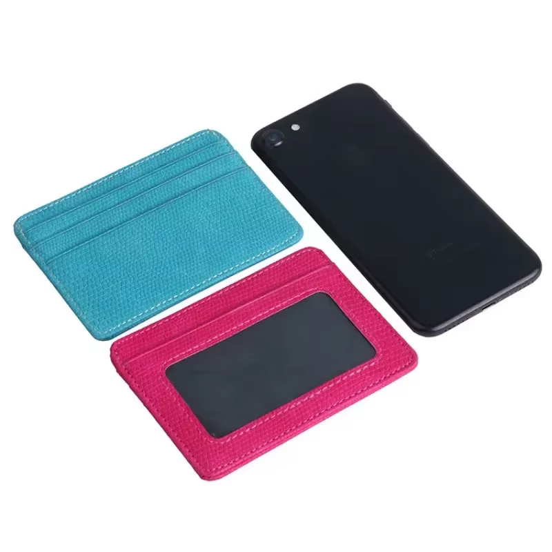 Portefeuille de cartes Portable à motif Double face