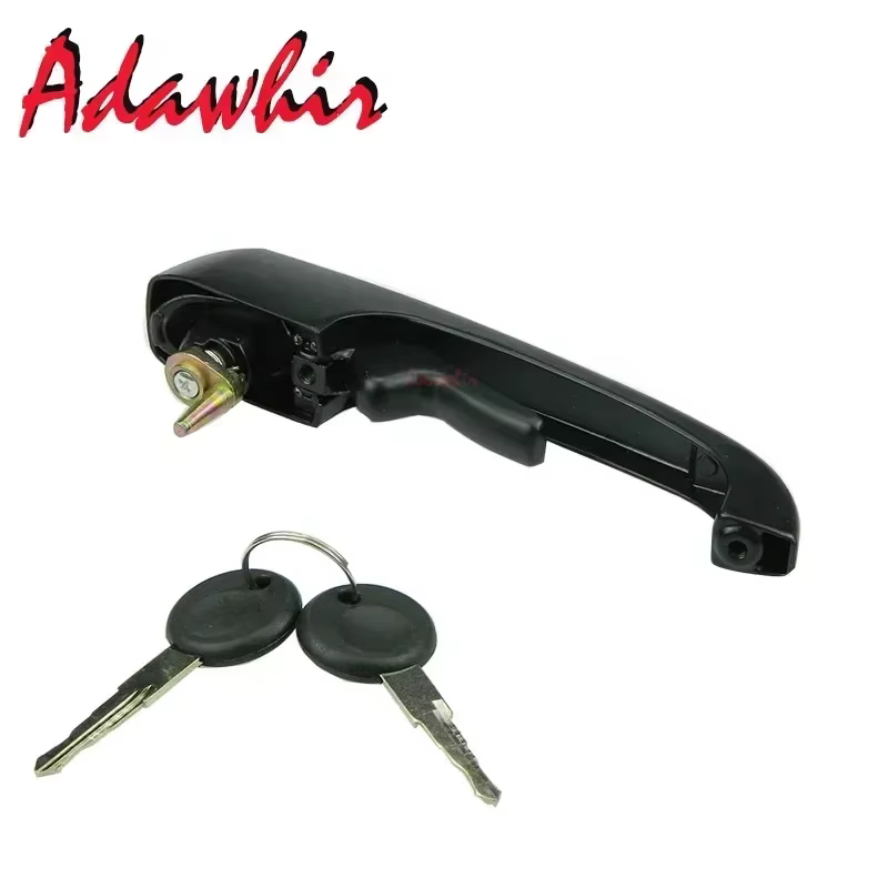 Poignée de porte avec clé pour Volkswagen, Tipo 2, T2, Kombi Mod.33, Iltis LT, LT 4x4, 2118ino 205N, 2518ino 205B
