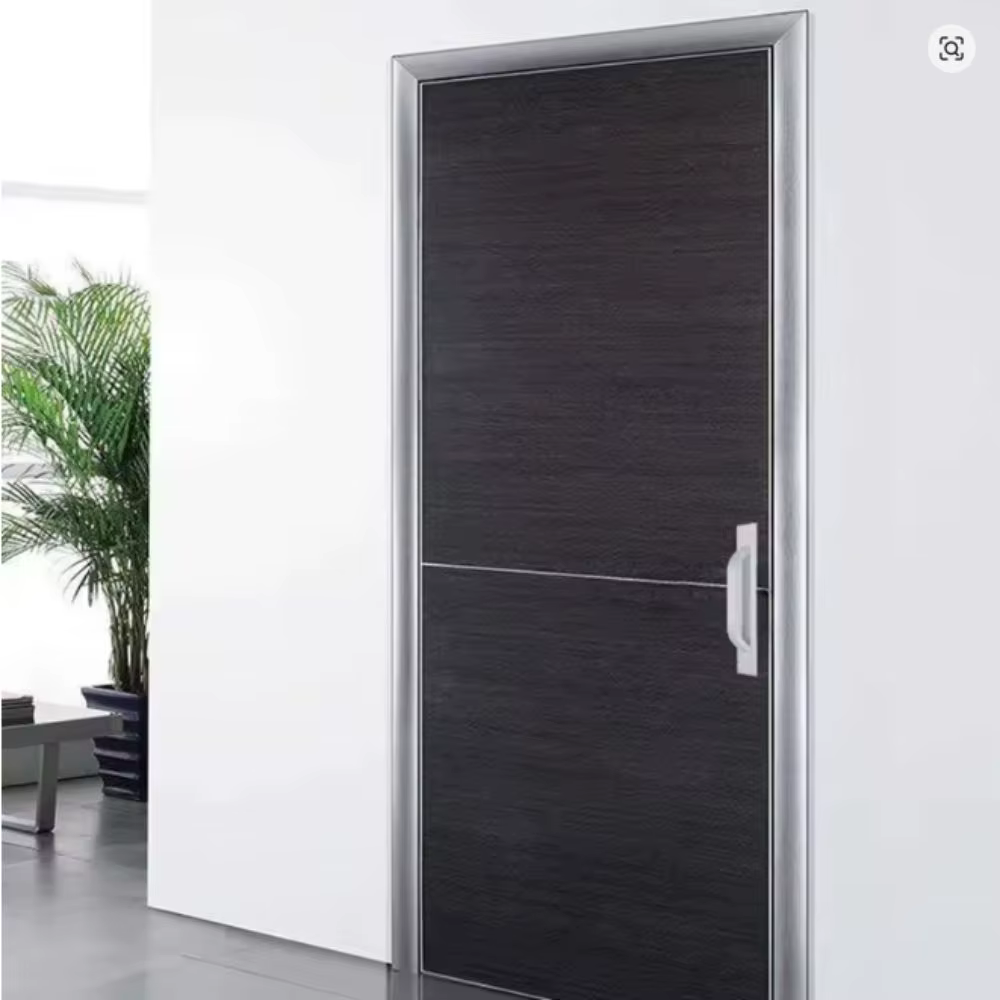 Poignée de porte en alliage d'aluminium robuste, résistante à la rouille, matériau durable, installation par perçage, montage en surface