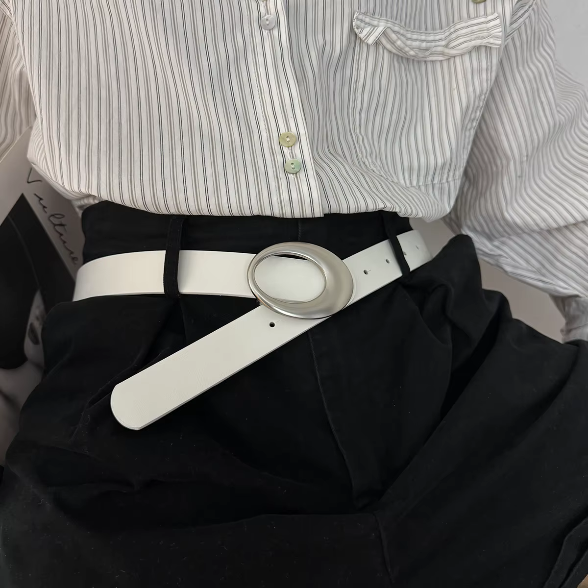 Ceinture Vintage lune étoile Punk décoration Couple Y2k boucle en métal hommes et femmes