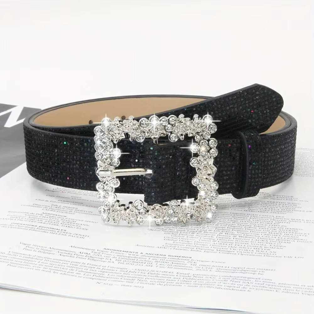 Ceinture scintillante en strass