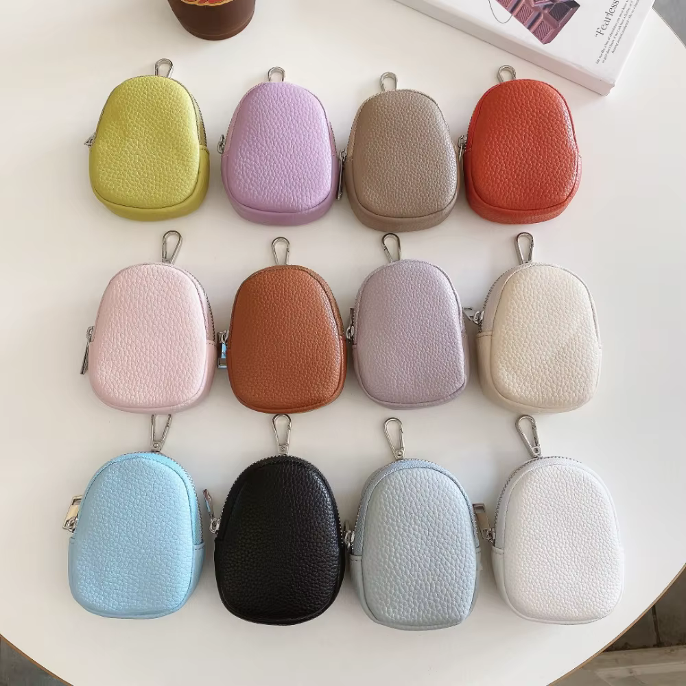 Mini porte-monnaie en cuir PU pour femmes