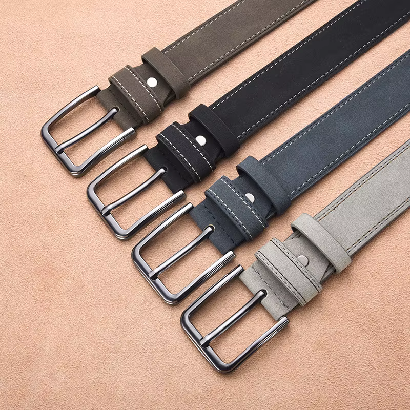 Ceinture pour homme avec boucle en métal