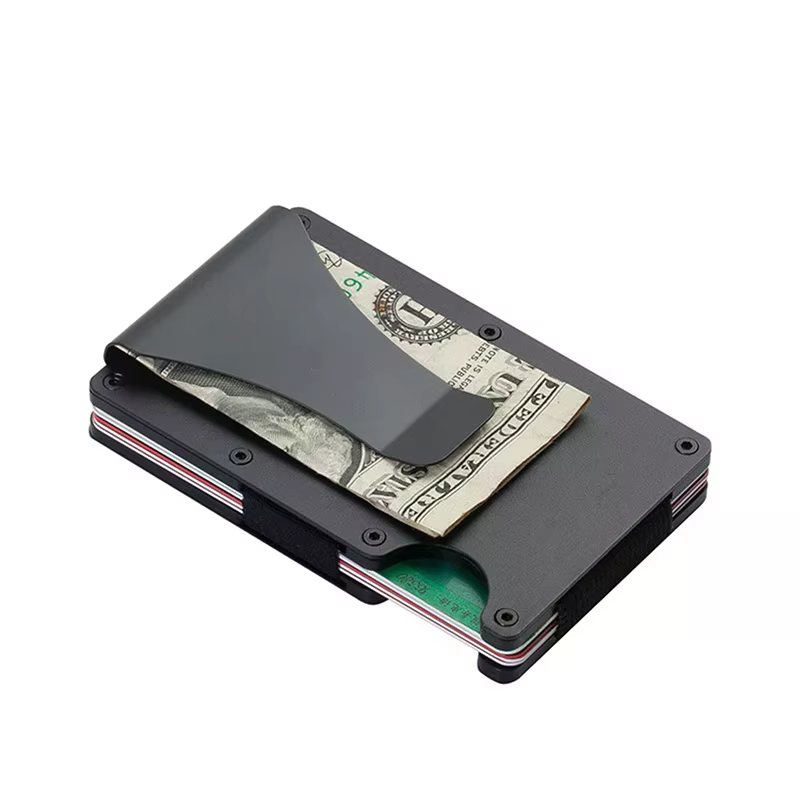 Portefeuille minimaliste pour hommes et femmes - Portefeuille RFID fin