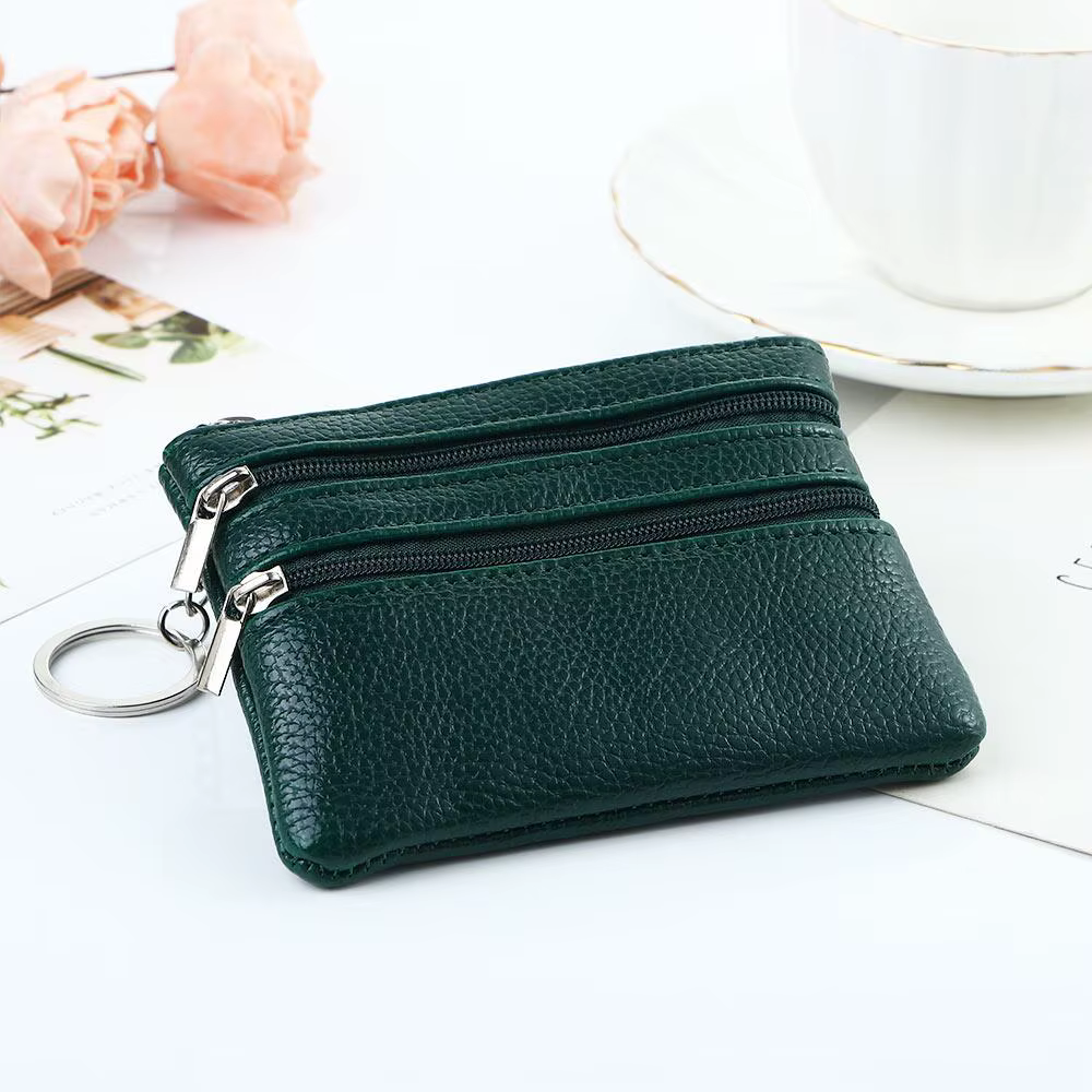 Classique mignon multicouche multifonctionnel pour les filles en cuir PU petit sac à main portefeuilles coréen sac d'argent femmes porte-monnaie porte-carte