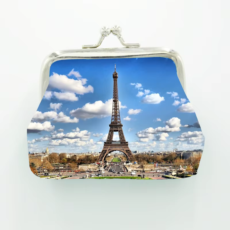 Porte-monnaie en cuir PU personnalisé