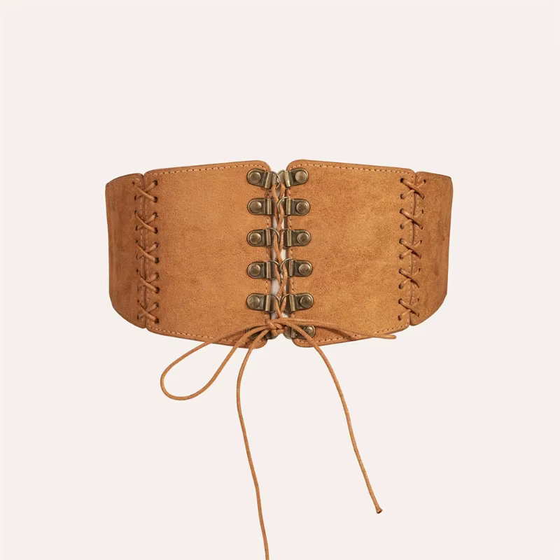 Ceinture large façonnant taille