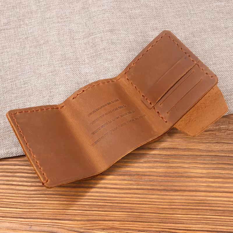 100% portefeuille en cuir véritable hommes la vie secrète de Walter Mitty