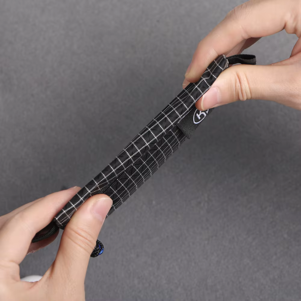 Kosibate Gridstop Portefeuille Porte-monnaie Pochette ultralégère à fermeture éclair avec organisateurs à fermeture éclair YKK pour la randonnée, la randonnée et les voyages
