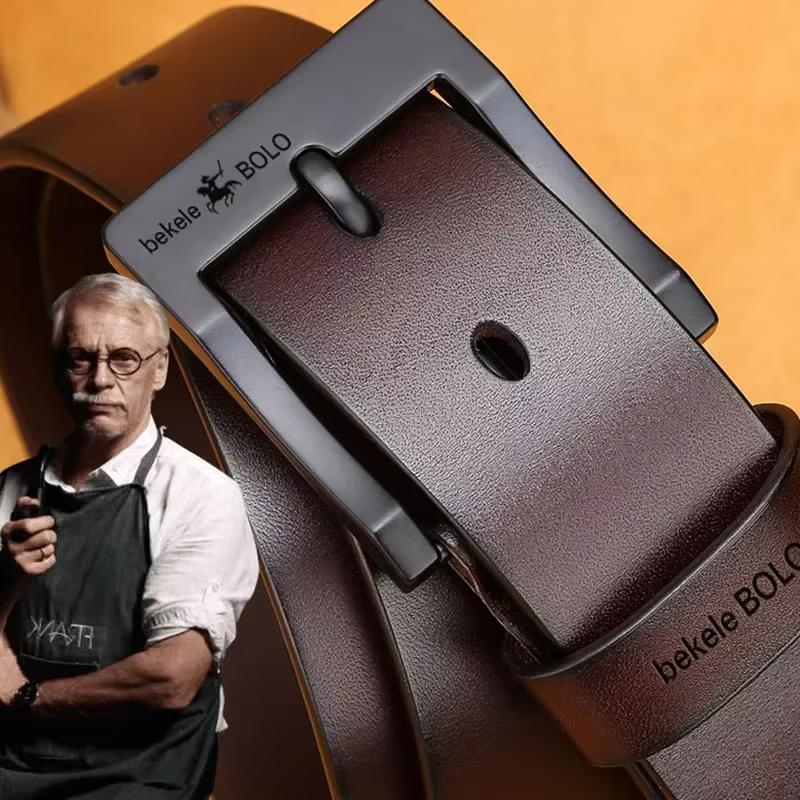 2025 ceinture pour hommes en cuir Original véritable