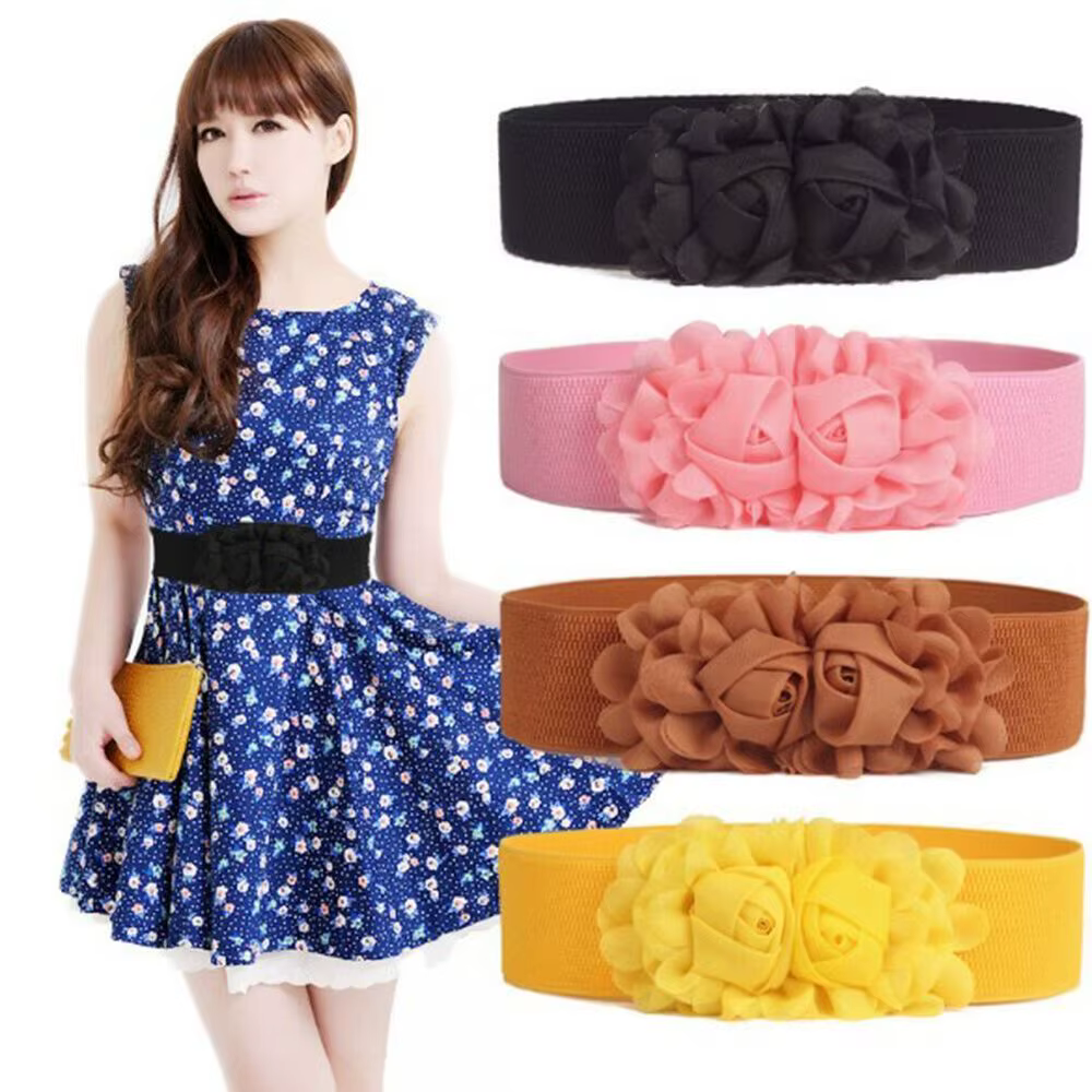 Ceinture large pour robe pour femme