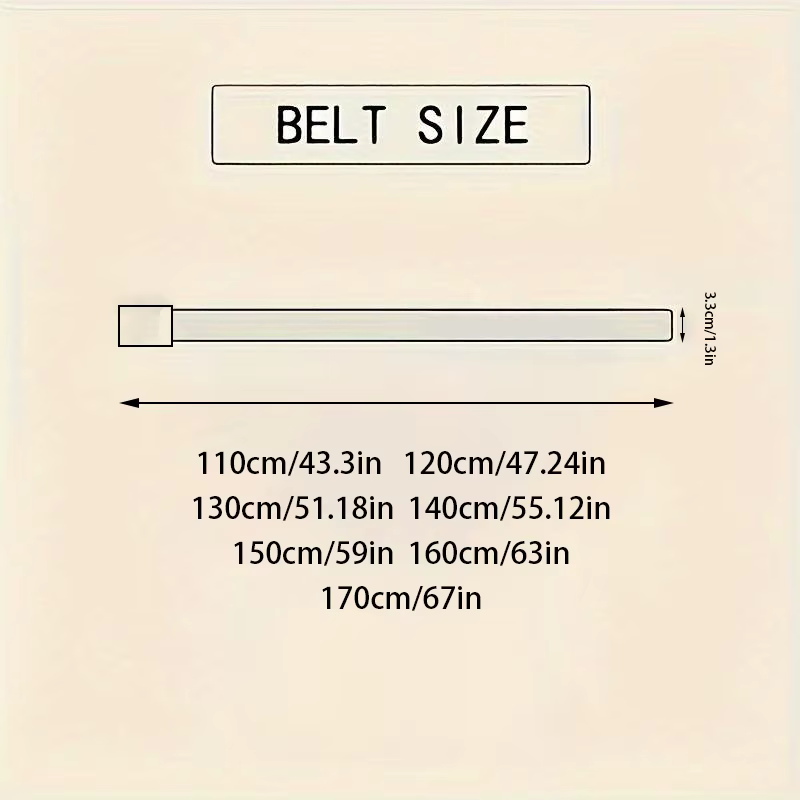 Créateur de mode européen grande taille 105-160 cm ceinture pour hommes