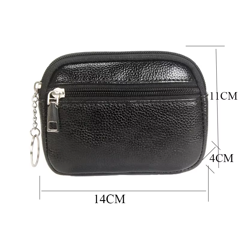 Femmes Mini portefeuille en cuir PU femme sac à main porte-carte porte-monnaie portefeuilles courts petit sac