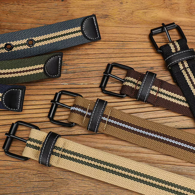 Ceinture en toile étendue