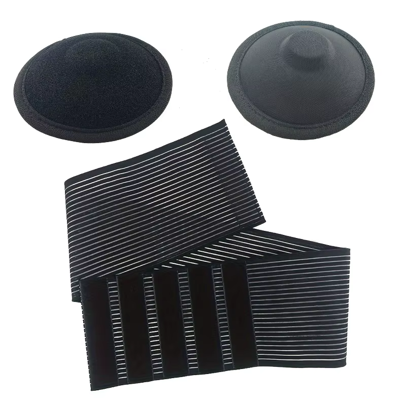 Ceinture de soutien pour hernie ombilicale pour hommes et femmes avec coussinet de compression en silicone amovible, attelle abdominale pour la récupération post-chirurgicale