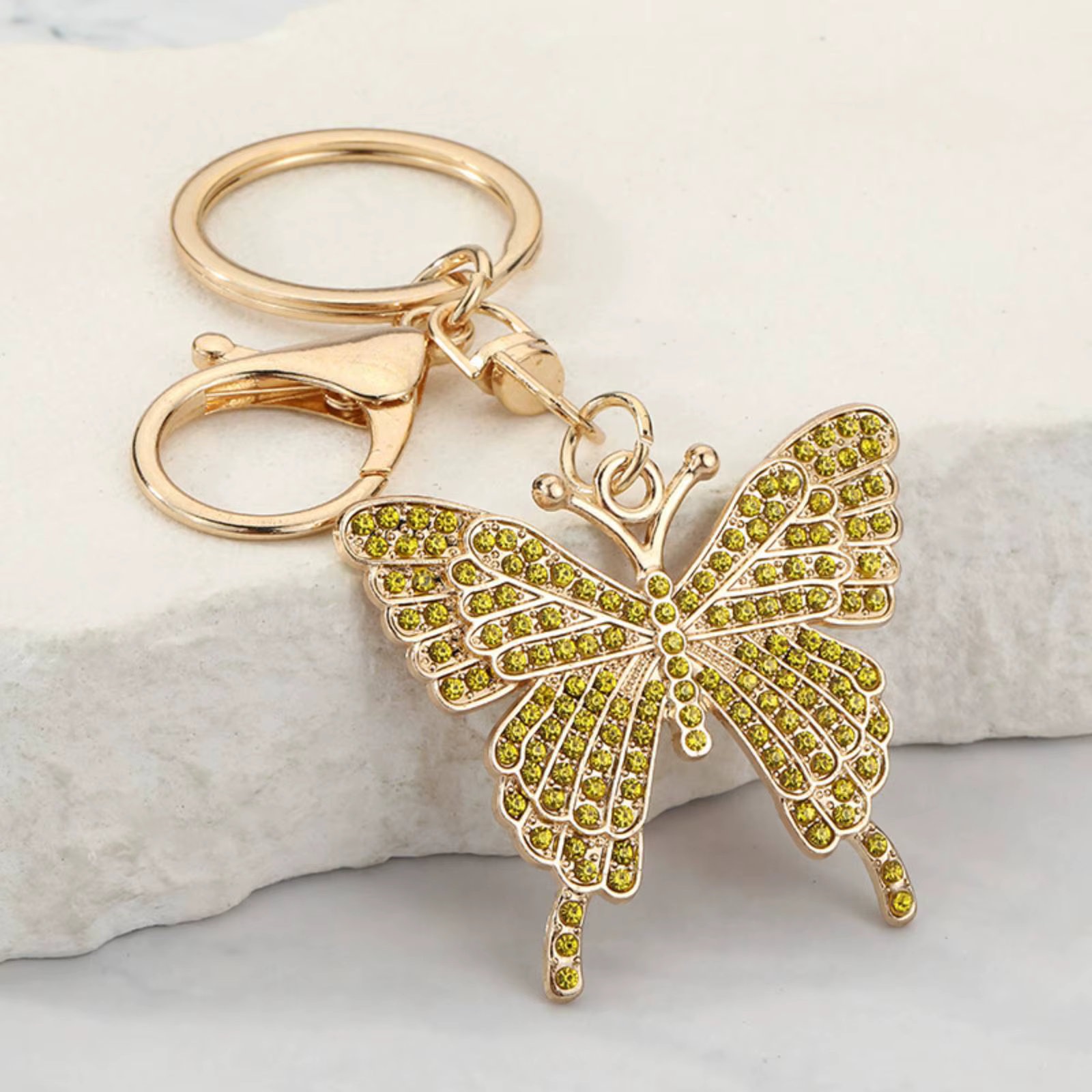 Porte-clés en forme de papillon pour femmes, accessoires pour sac à dos
