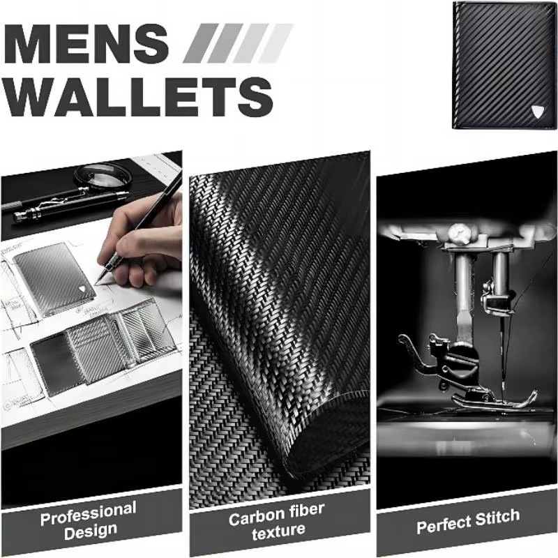 Portefeuille classique pour hommes