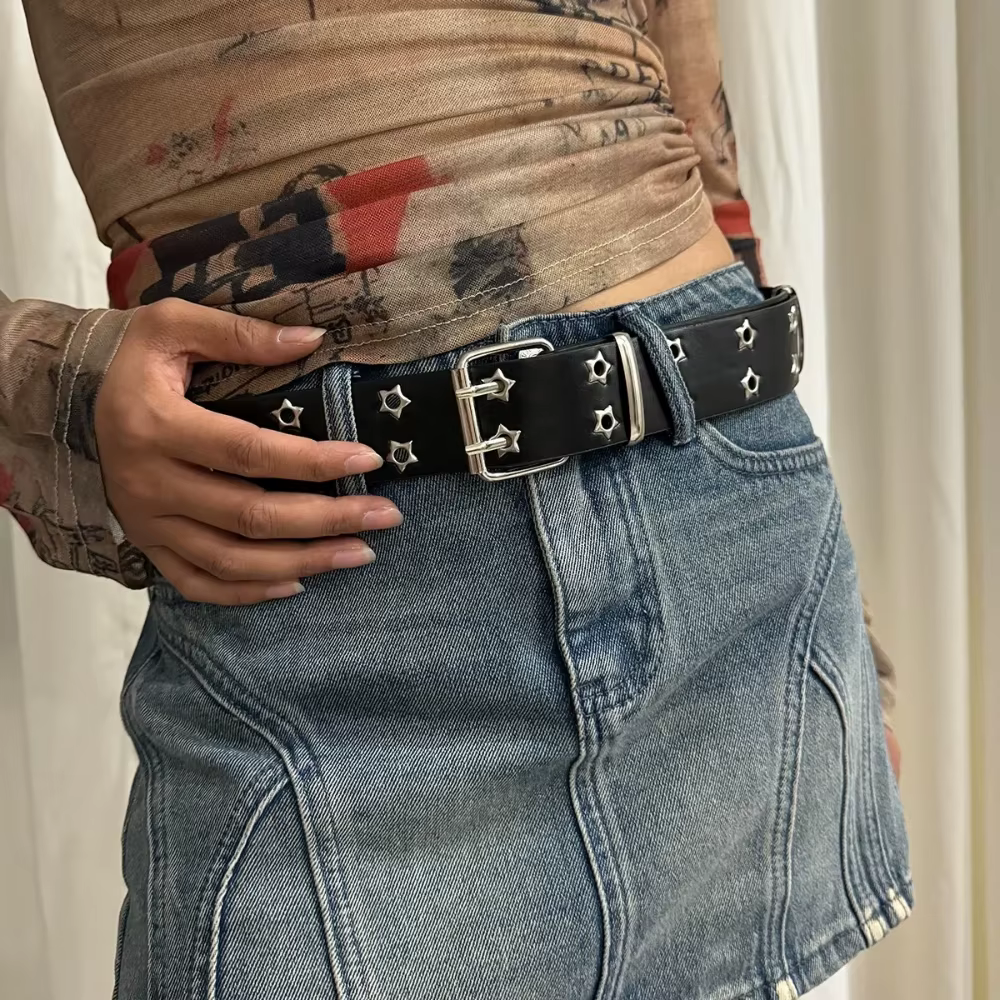 Ceinture pour femme à double trou
