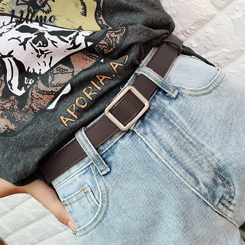 Ceinture en cuir véritable pour femmes