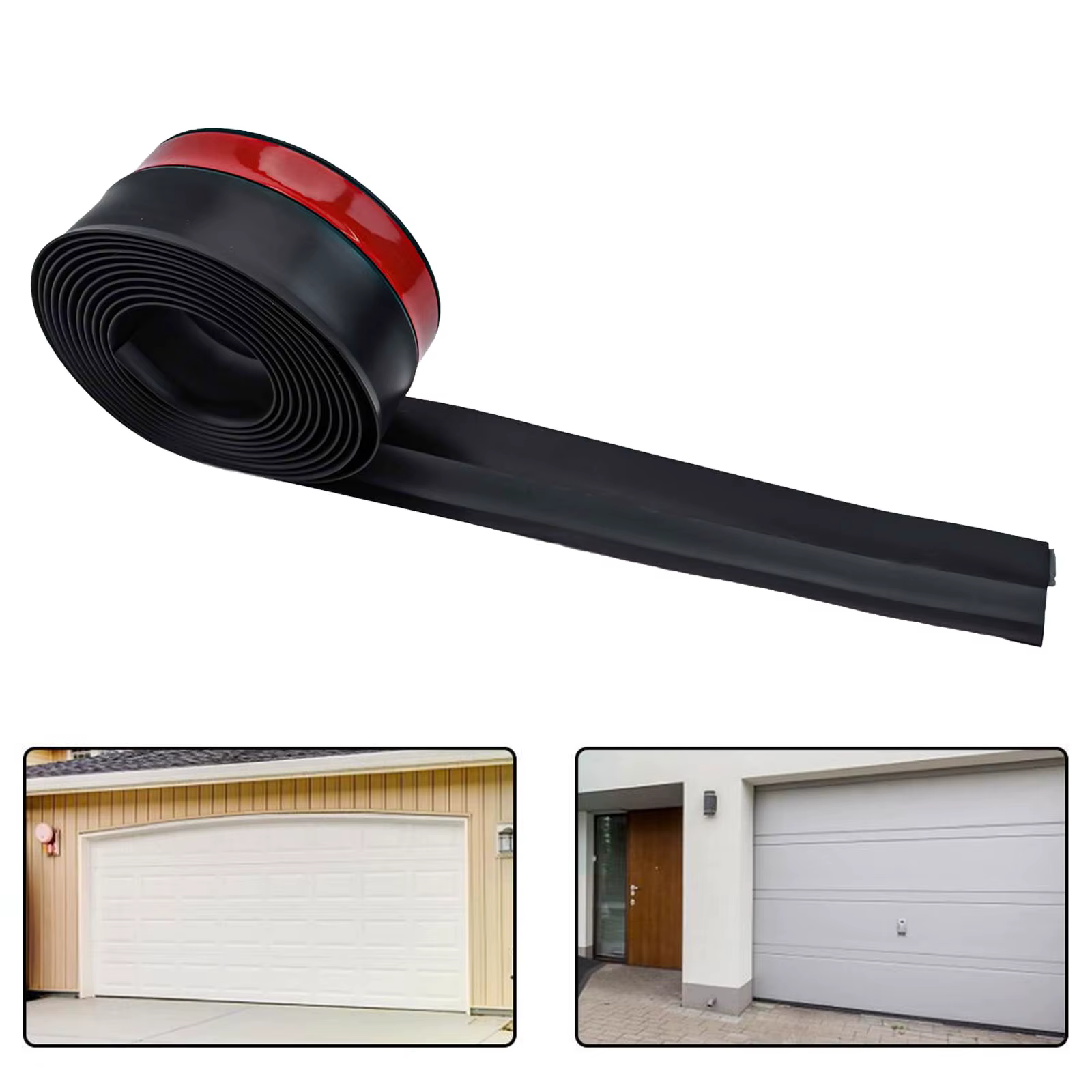 Bande d'étanchéité pour cadre de porte de garage de 300 cm pour une performance efficace contre le vent, la pluie, la poussière et le bruit