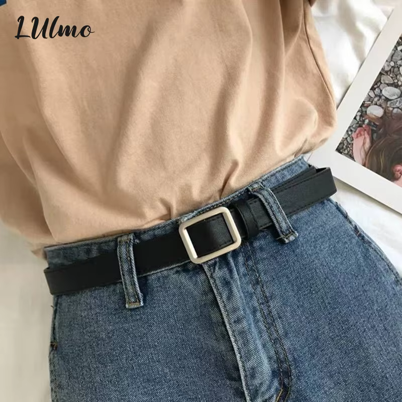 Ceinture en cuir véritable pour femmes