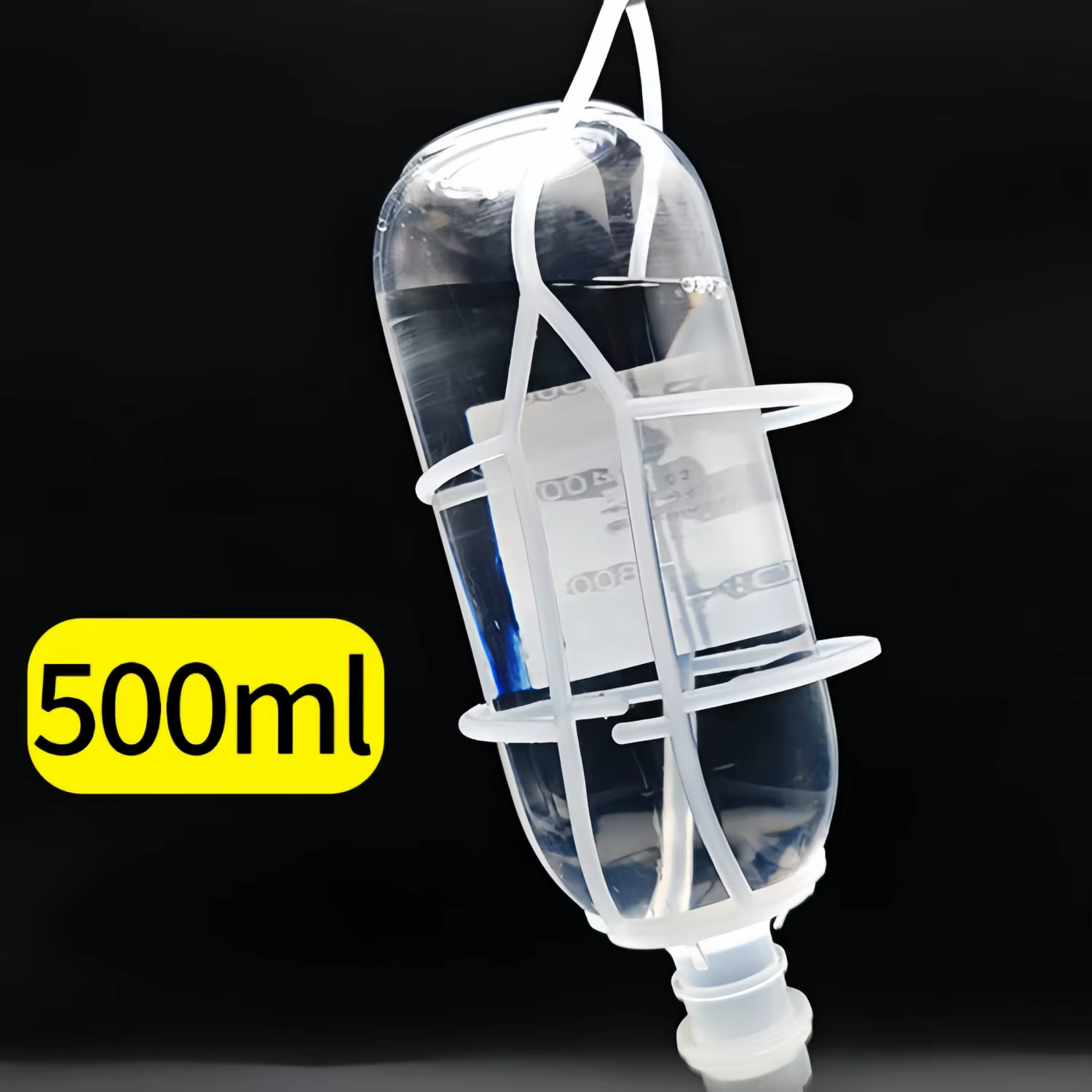 Lot de 10 supports de suspension pour sacs d'infusion, compatibles avec les sacs de perfusion IV de 50/100/250/500 ml, kit de support médical d'urgence en maille pour le stockage