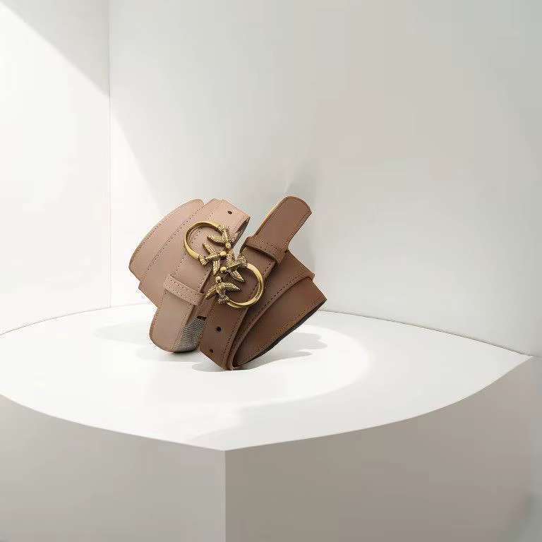 Ceinture en cuir véritable pour femme, motif oiseau tendance, nouveau style 2026, décontractée, polyvalente et confortable pour le quotidien