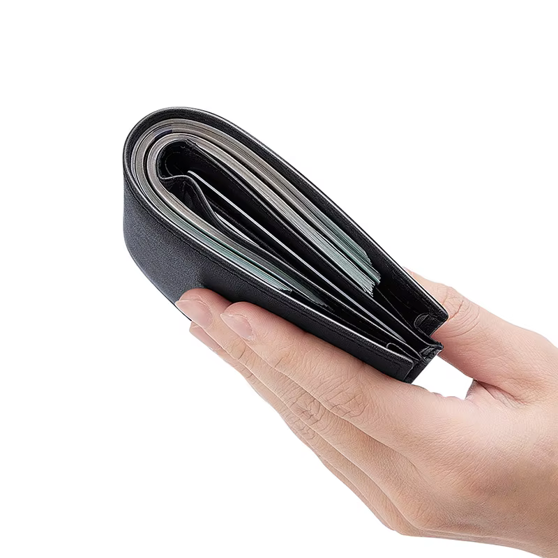 Portefeuille en cuir pour hommes