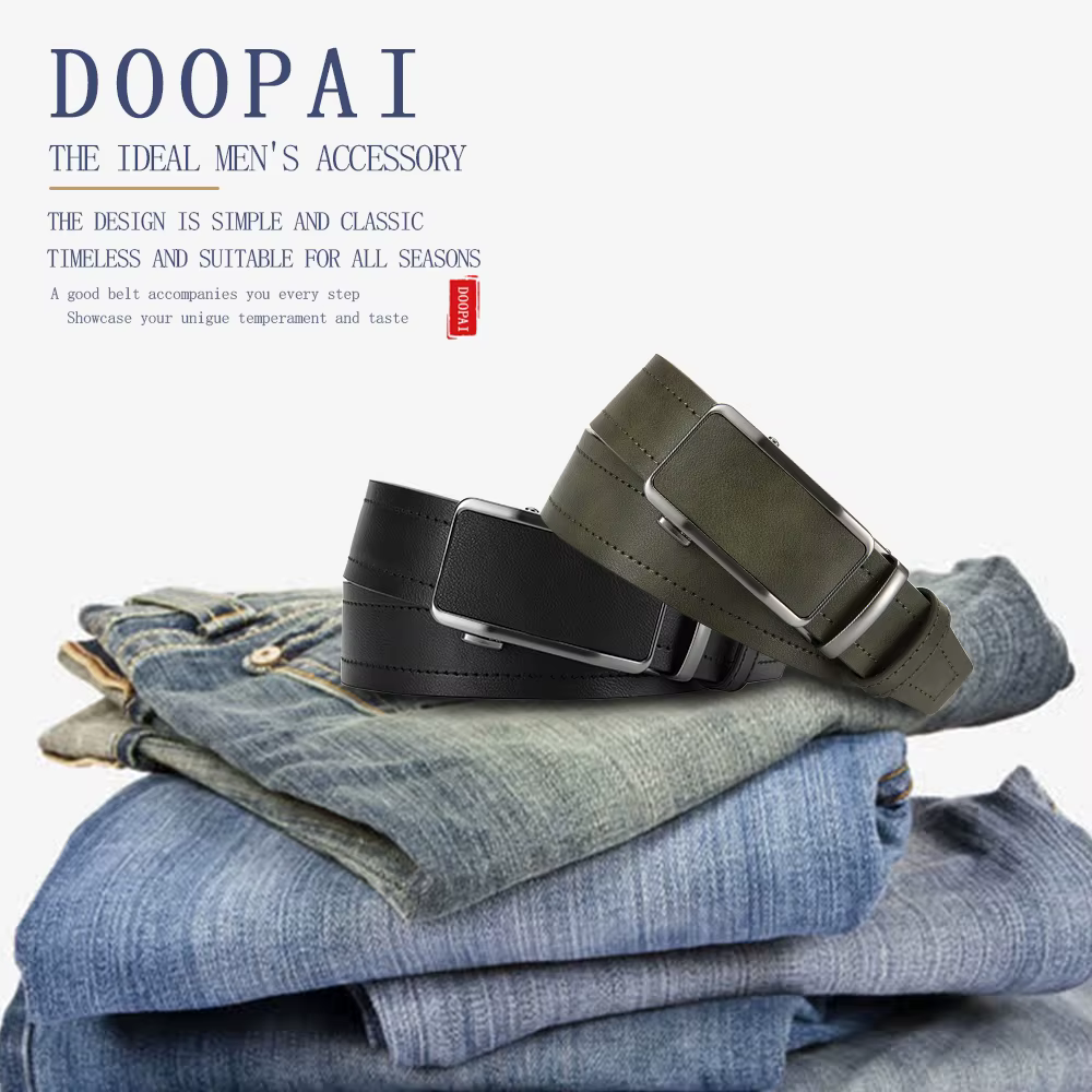 Ceinture en cuir pour hommes