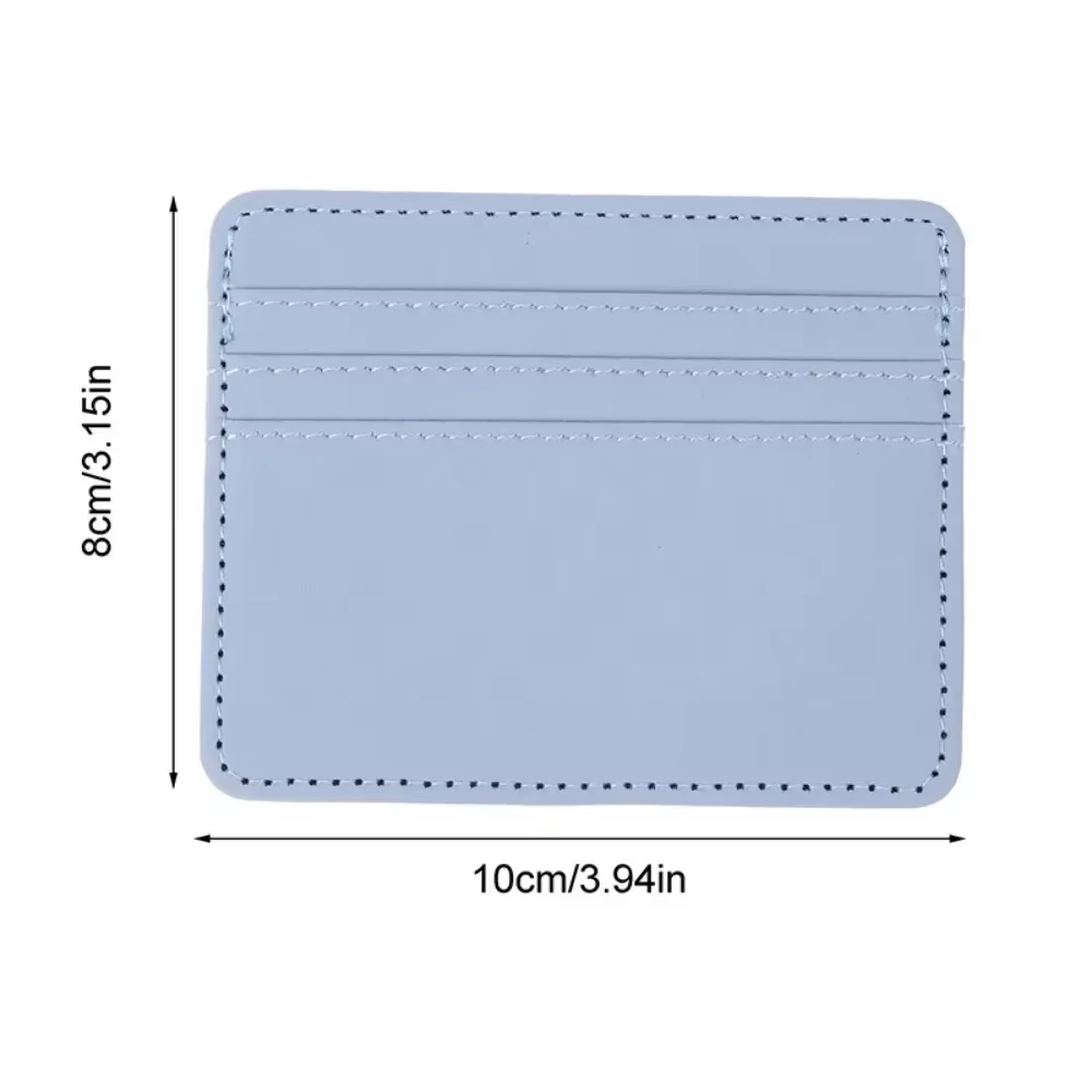 Mini portefeuille en cuir Ultra-fin à 4 fentes