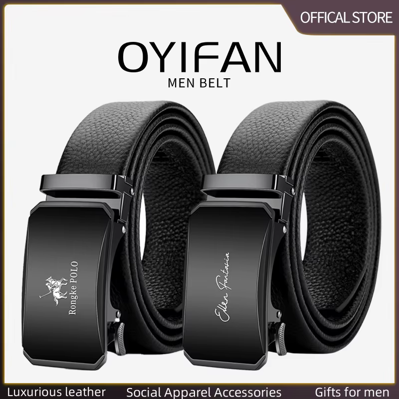 OYIFAN hommes ceinture en cuir véritable
