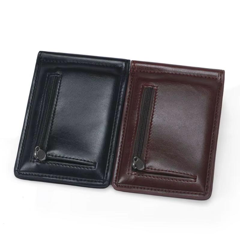 Nouveau petit portefeuille en cuir pour hommes