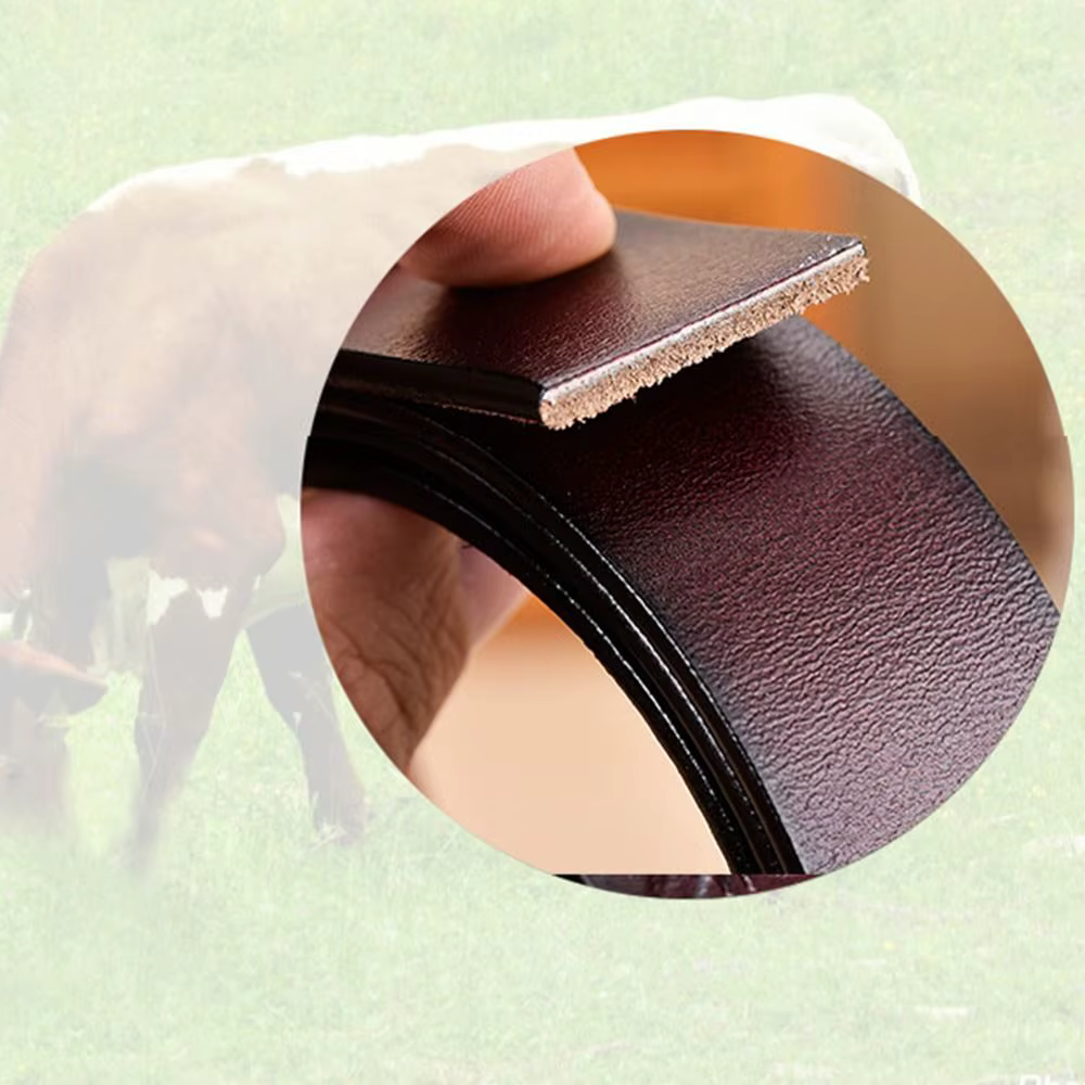 Ceinture en cuir véritable pour femmes
