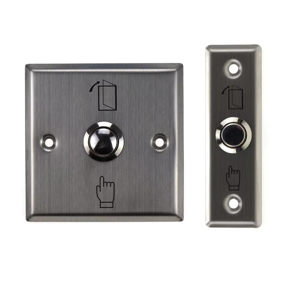 Bouton de sortie de porte, interrupteur poussoir sans contact pour système de contrôle d'accès, serrure électronique intégrée au mur