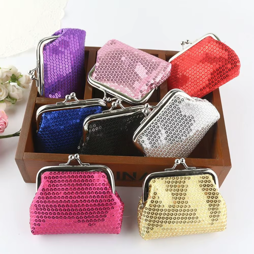 Porte-cartes à paillettes pour hommes