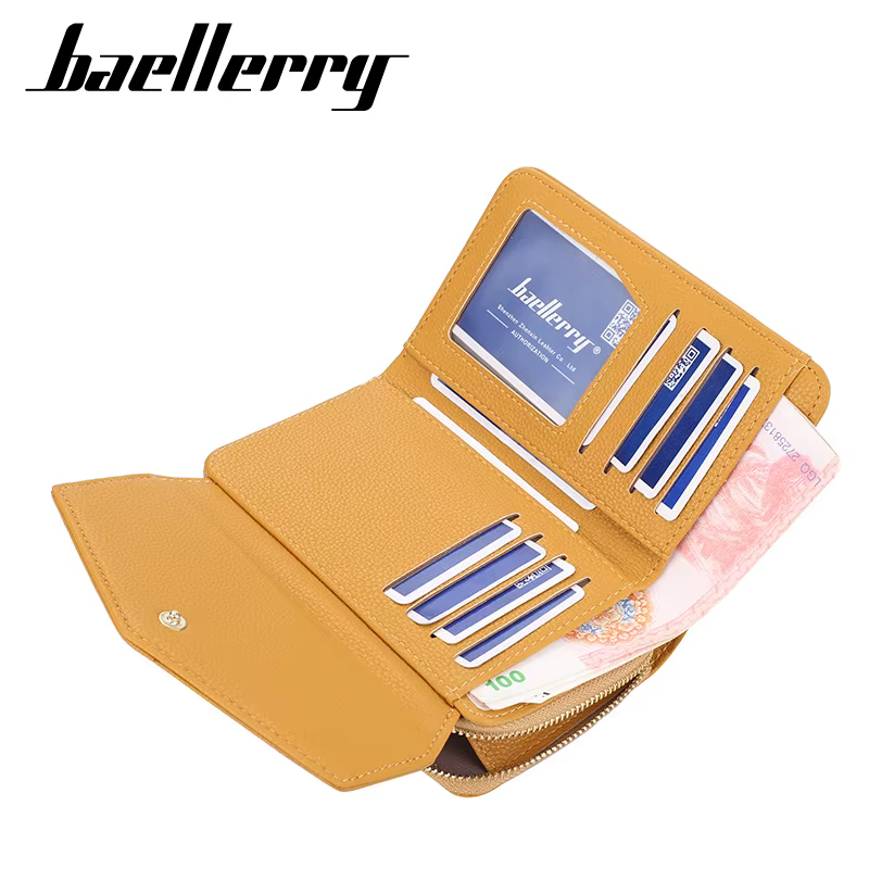Baellerry-Portefeuille en cuir pour femme