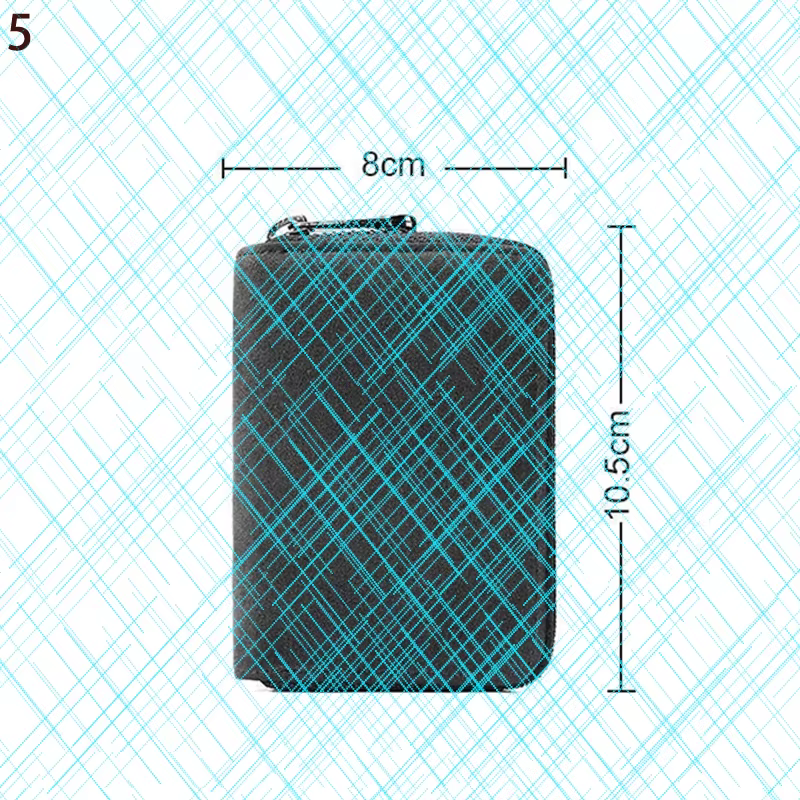 Portefeuille pour femme et homme avec 11 emplacements pour cartes