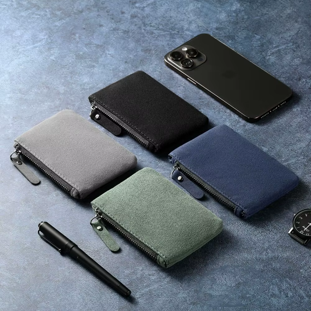Portefeuille mini en cuir PU tendance