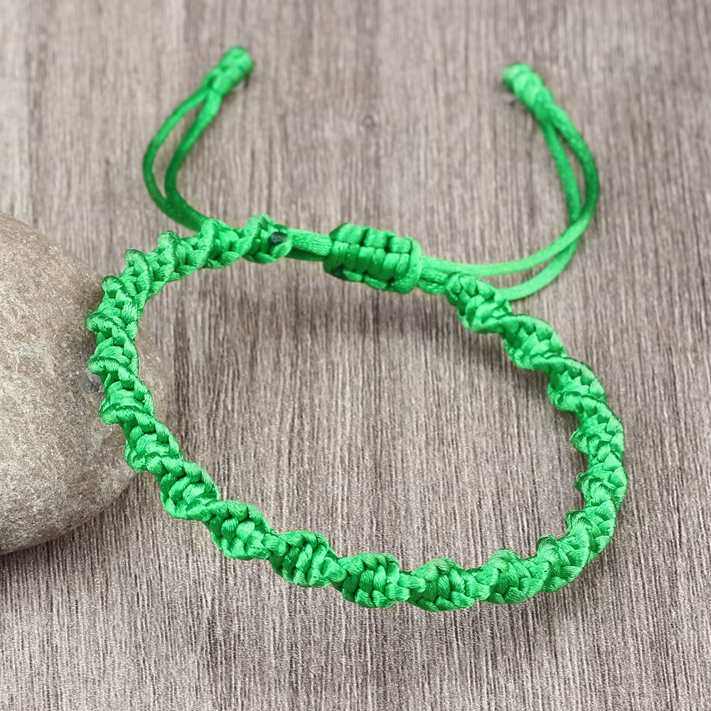 Bracelet à Nministériels ds Noirs Porte-Bonheur pour Homme et Femme, Chaîne Colorée Tissée à la Main, Souhait, Amoureux, Chia Shipping, Nouveaux Bijoux à la Mode
