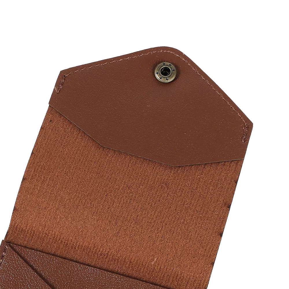Nouveau portefeuille Compact multifonctionnel étanche fait à la main en cuir PU fente pour stylo intégrée portefeuilles de poche avant porte-monnaie voyage