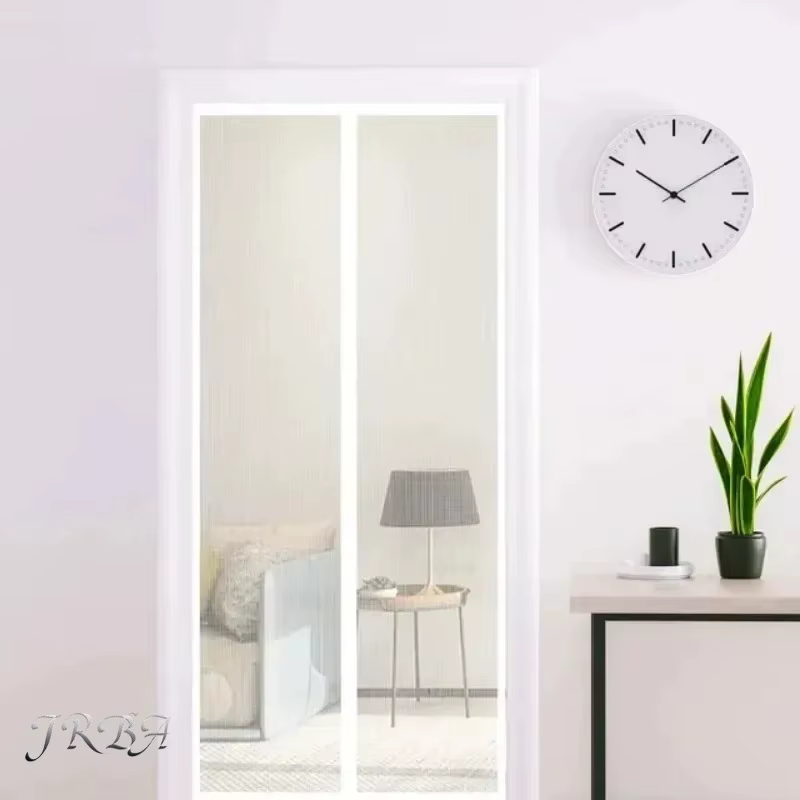 Moustiquaire de fenêtre, Moustiquaire en gaze pour fenêtre, Serrure de porte automatique, Rideau de ventilation domestique, Cache-moustiquaire magnétique