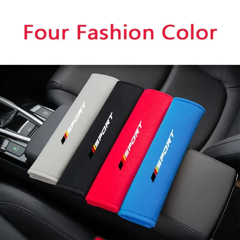 2 coussinets de ceinture de sécurité de voiture doux et confortables, coussinets de ceinture de sécurité personnalisés et élégants, adaptés à une utilisation en véhicule