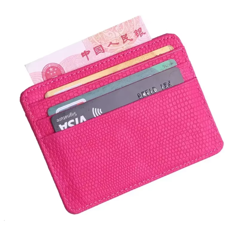 Portefeuille de cartes Portable à motif Double face