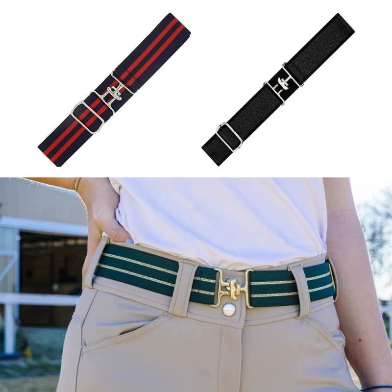 Ceinture élastique élastique Y3ne avec boucle requin ceinture d'équitation pour hommes femmes unisexes