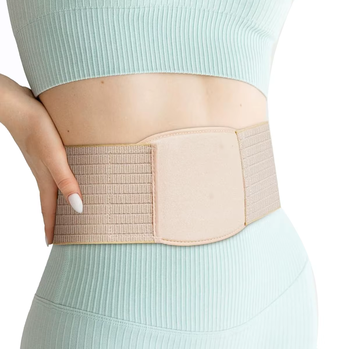 Ceinture pour hernie ombilicale, attelle de soutien abdominal avec coussinet de compression, pour hernies ombilicales, ventrales, épigastriques et incisives