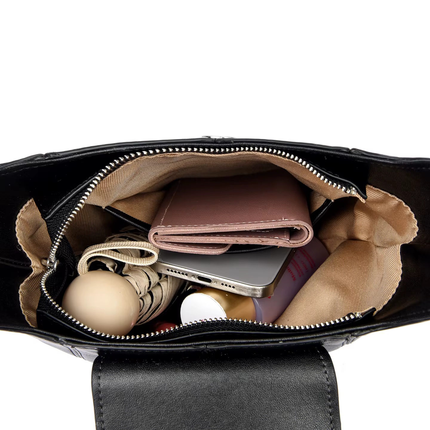 Sac bandoulière en cuir véritable pour femme