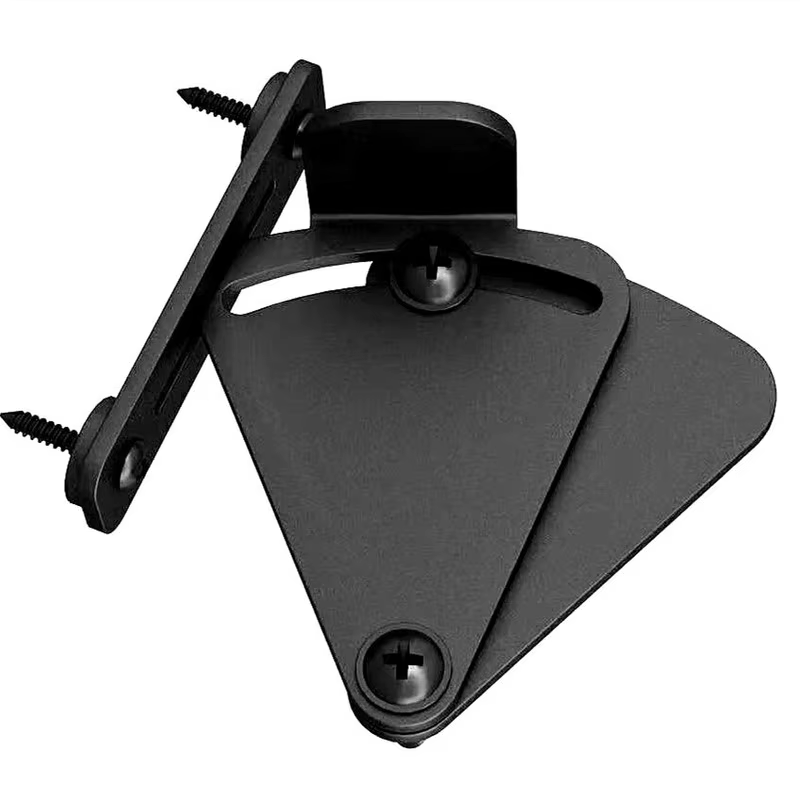 Serrure de porte coulissante en acier inoxydable, 1 ensemble, nouveau, porte de poche, Garage et hangar, portes en bois, loquet, accessoires de quincaillerie