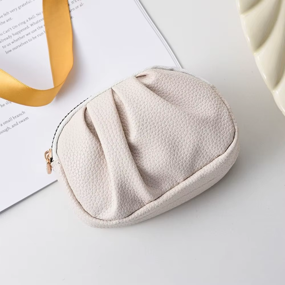 Mini portefeuille élégant froissé