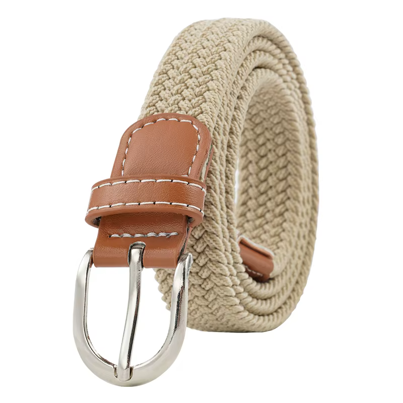 Ceinture élastique tissée pour femme