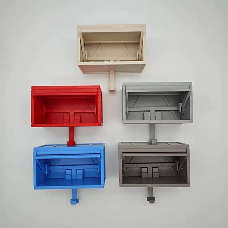 Porte-clés de garage avec porte ouvrante - Mini porte-clés de garage, présentoir mural